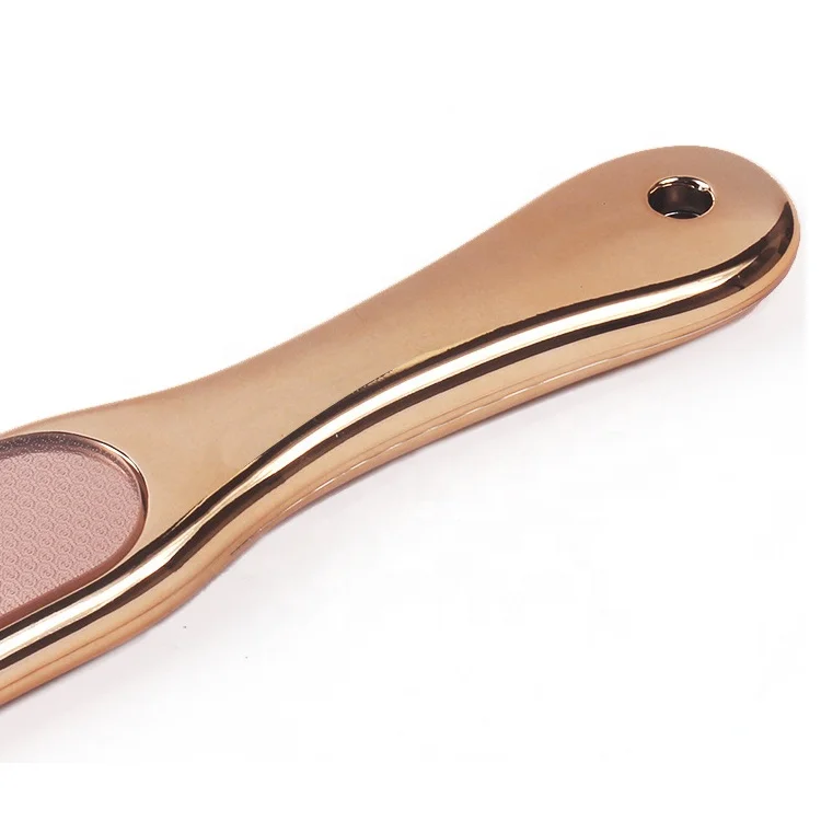 Wholesale OEM Logo Customs Color Plating ABS Handle Nano Glass Foot Files