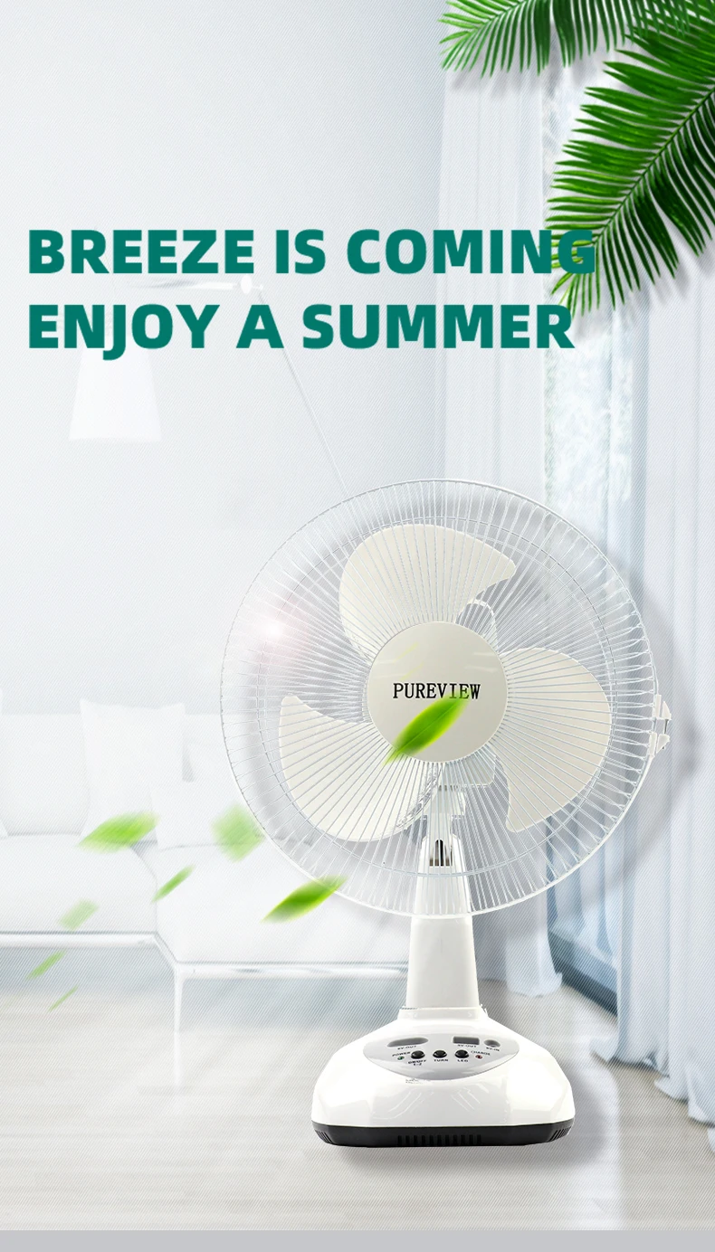 Charging Table Portable Fan, Solar, 6v, 8w - detail 2