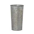 Nordic galvanized zinc flower vase tall home decor