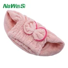 Terry Hair Towels Shower Spa Head Wrap Hair Drying Cap Turban Microfiber Terry Dry Hair Towel