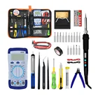 soldering iron kit 33 in 1 kit amazon hot sell model welding iron tool set 60W electric soldering irons