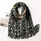 Wholesale China custom printed oversize scarf hijab fashion women long scarves shawls