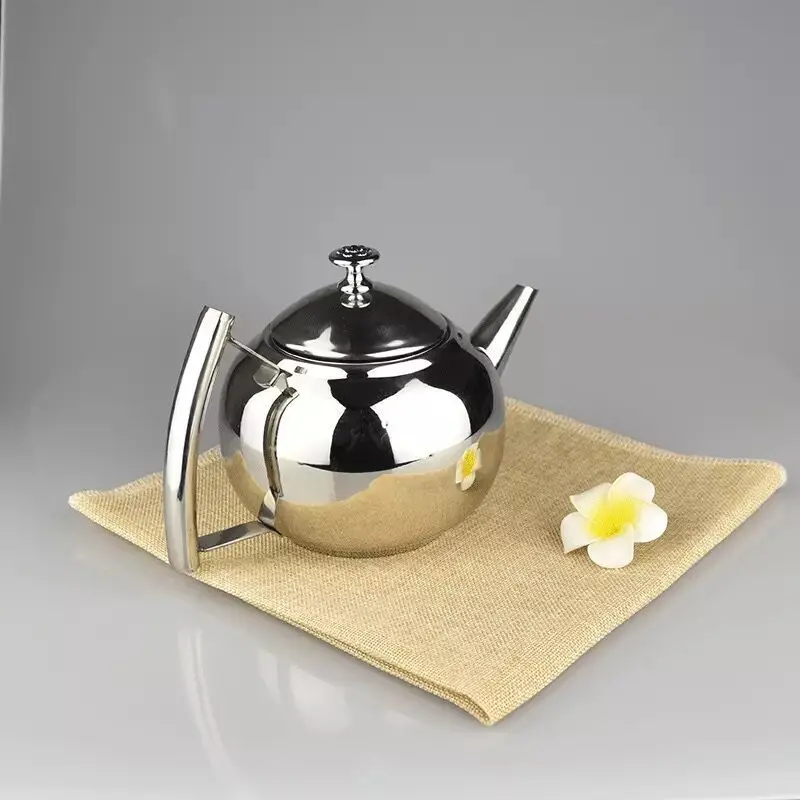 Stainless Steel Kettle Linglong Teapot Kitchenware Sliver Gold Coffee