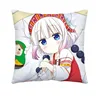 Kobayashi-san Chi no Maid Cosplay Cartoon Two Side Square Plush Stuffed Pillow Bed Decoration