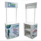 Trade Show Advertising Exhibition Durable Event Desk Pop up plastic PVC ABS/PP Reception Display Counter Promotion Table