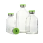 Clear Vial 10ml 20ml 30ml 50ml 100ml Clear Transparent Penicillin Glass Bottle Molded Injection Vial