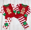 2019 little baby girl custom t shirt printing newborn printing fabric The Gingerbread Man pajamas costume