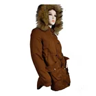 Winter Hot Style Slim Fit Fur Collar Cotton Padded Clothes for WOMEN