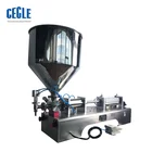 FF6 semi-automatic full pneumatic filling machine for hand-sanitizer, alcohol, cream, cosmetic and paste products