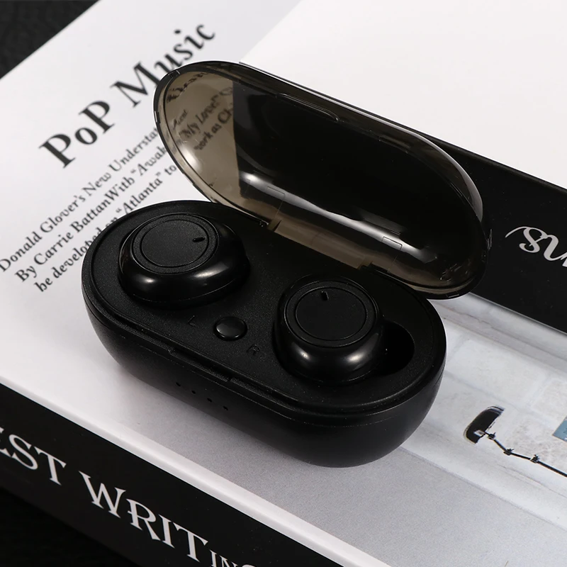 KADUN TWS3 True Wireless Stereo Earbuds bluetooths 5.0 version with white black colour - ANKUX.COM