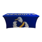 best price custom color pool cloth print cover trade show table throw