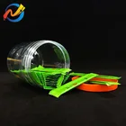 plastic beans candy jars container food can pet cylindrical jar