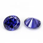 WuZhou gems 5*7mm oval shape cubic zirconia synthetic tanzanite stone of factory prices