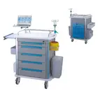 High quality ABS medical instrument table nursing trolley