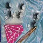 Eyelashes Brand Wholesale Custom Packaging Eyelashes Own Brand Private Label 100% Real Mink Lashes 3D 5D Mink Eyelashes