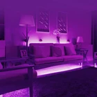 24 キー Led ストリップ 5050 smd 12V RGB 5 メートル柔軟なライトストリップ ir リモートリビングルームのための