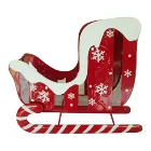 Table Christmas Metal Sleigh Handmade Interior Decor Table Top