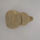 Gifts Cucurbit Shape Paulownia Wood Flower Pot Crafts Cute Wooden Gifts For Home Table Shop Wall Decor