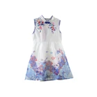Summer Party Girl Dress Summer Latest Chinese Pattern Design Party Wear Children Girl Dress For Kid Girl
