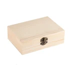 Wholesale wooden box made in China unfinished wood box with lids gift wood box custom