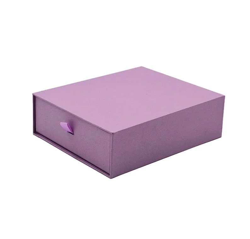 white paper custom logo candle glass jars drawer box paper gift