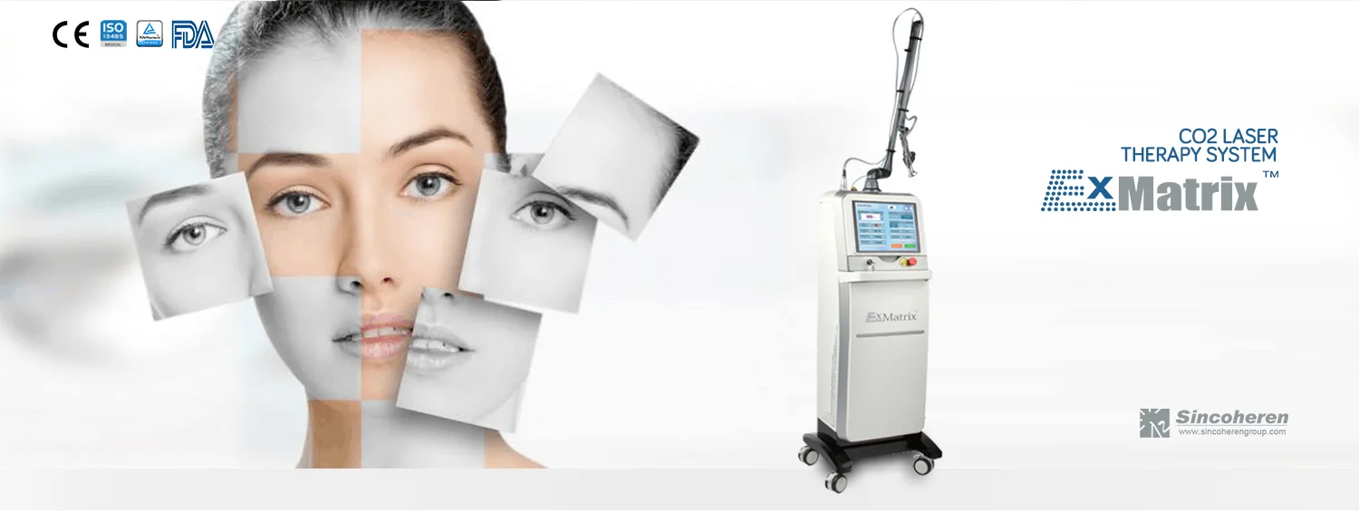 Professional 10600nm Erbium Yag Laser E- Matrix CO2 Fractional Laser Vaginal Tightening Machine