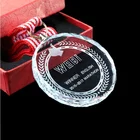 custom medallion honor glory acrylique sports cup soccer dance glass acrylic medal maker