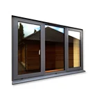 Luxury Australia standard french aluminum casement swing window