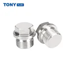 Npt Plug Male Pipe Plug High Pressure Stainless Steel Male NPT Thread Hex Plug SS304 SS316 Pipe Plug