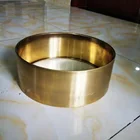 metal sheet fabrication custom made14x 5.5inch unfinished brass snare drum body/ chamber/ shells