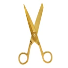 7" Heavy Duty Gold Fabric Cutting Shears Crafts Paper Scissors