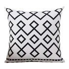 SENBO sofa pillow cases Custom pillow Black and white geometric cushions Geometric Print Pattern throw pillow cases