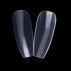 600pcs/bag Superior Quality Stiletto Acrylic Nails Artificial False Curved French Stiletto Nail Tips