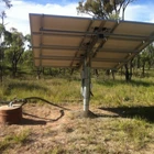 Solar Home System Pole Ground Mounting System