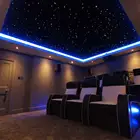 Twinkle LED fiber optic light star ceiling kit 0.75mm*200pcs optical fiber 16W RGB light engine starry ceiling light