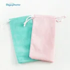 Cheap Custom Pretty Exquisite Gift Jewelry Drawstring Pouch Velvet Bag Packaging