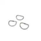 MPS source factory stainless steel D-ring metal semi-circle buckle luggage buckle