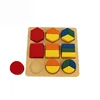 MA027 Assembly Geometric Shape Tray Understanding Geometric Shapes And Composition Of Shapes Montessori Sensorial