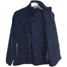 Custom 270g mens polar fleece winter sports jacket with zipper closure non hoodie