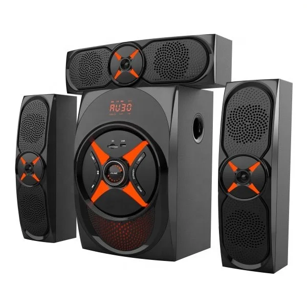 heavy bass bluetooth speaker 3.1 hi-fi speaker with FM radio/USB/SD/Remote control/ LED display - ANKUX.COM
