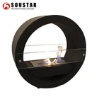 2016 indoor decoration furniture free standing fireplace frame mental
