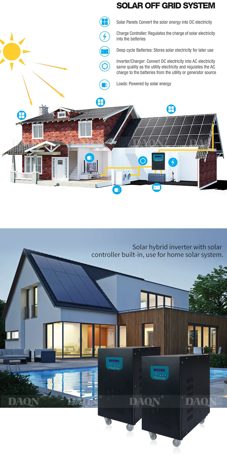 Complete set solar inverter 48v 10000 watt inverter wave pure sine for home use off grid 10000 w solar inverter