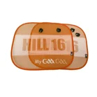 Foldable Colorful Printing Windshield Car Sun Shade Mesh 190T Printed Side Window Sunshade For Cars