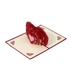 Festival cards handmade birthday valentine day wedding invitation greeting card with envelope