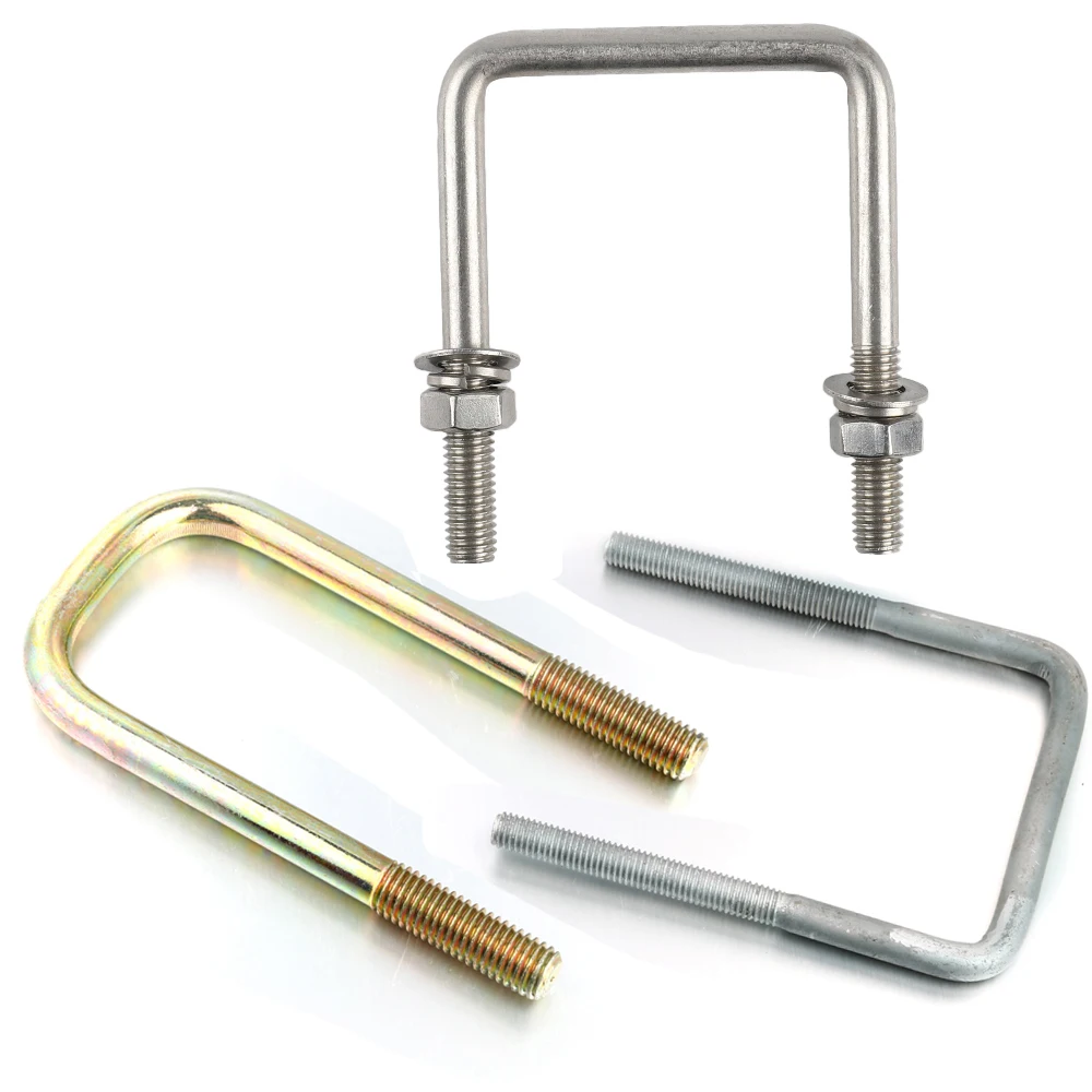 Factory Directly Sale square U Bolt Customized U-bolt Custom Bolt and Nut manufacture