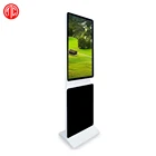 Indoor LCD standalone digital signage 43inch Rotating Display kiosk