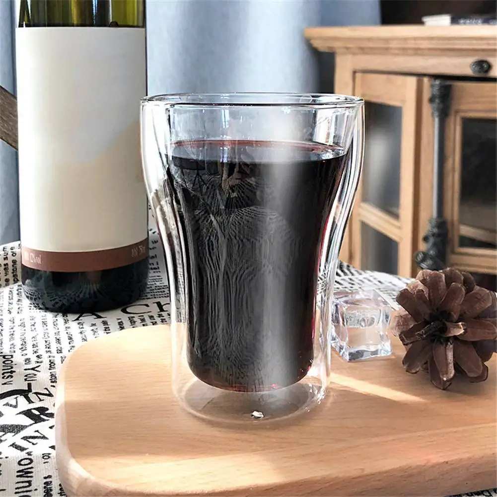 Europe Standard Double Wall Insulated Borosilicate Glass Cup