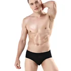 Hot sexy tumblr cotton spandex men in black thong briefs underwear for men
