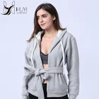 Modern Customize Casual Winter Latest Loose Solid Color Grey Women Coat
