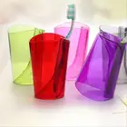 Promotional fashion design plastic toothbrush holder cup